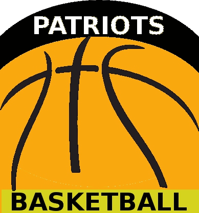 Banner for Patriots Basketball - an illustration of a basketball